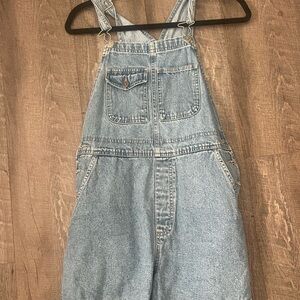 Xhilaration Light Blue Denim Overalls